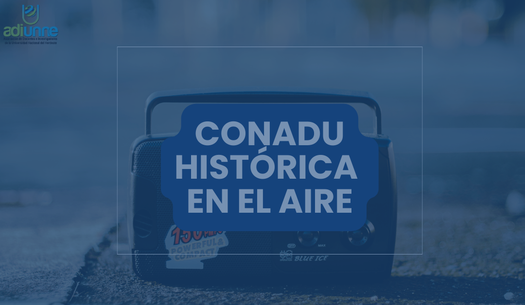  *::CONADU Histórica en el aire, nuestro micro radial::*