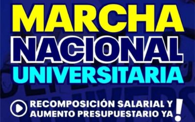 Con un paro nacional activo, CONADU Histórica moviliza el 23 de abril en defensa de la Universidad Pública