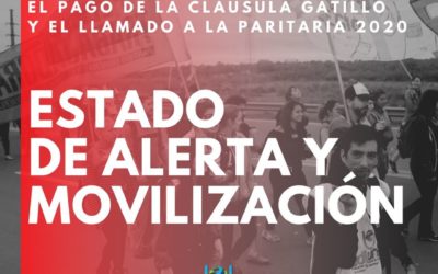 Nos declaramos en Estado de Alerta y Movilización