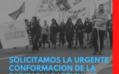 SOLICITAMOS LA URGENTE CONFORMACIÓN DE LA PARITARIA PARTICULAR