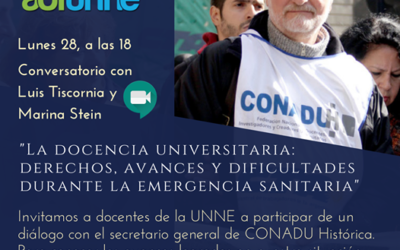 Conversatorio «La docencia universitaria: derechos, avances y dificultades»