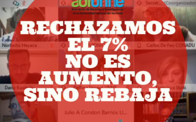 EL GOBIERNO, EL CIN Y LAS RESTANTES ORGANIZACIONES IMPUSIERON EL TECHO DEL 7%