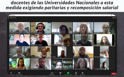 LA DOCENCIA UNIVERSITARIA VA AL PARO NACIONAL