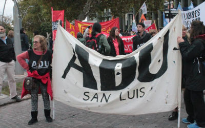 ADIUNNE REPUDIA ATAQUE VANDÁLICO CONTRA ADU SAN LUIS