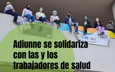 ADIUNNE SE SOLIDARIZA CON LAS Y LOS TRABAJADORES DE SALUD DEL PROGRAMA EXPERTOS