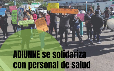 ADIUNNE se solidariza con personal de salud de Corrientes