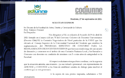ESPERAMOS RESPUESTAS DE LAS AUTORIDADES DE LA FACULTAD DE ARTES