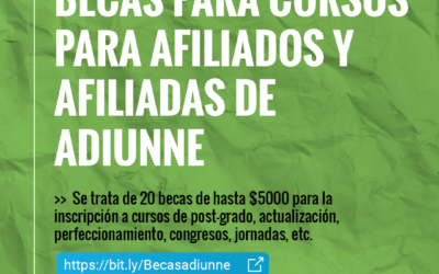 Becas para cursos para afiliados de ADIUNNE