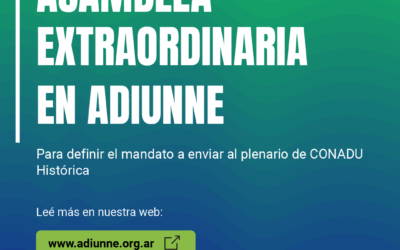 ASAMBLEA EXTRAORDINARIA EN ADIUNNE
