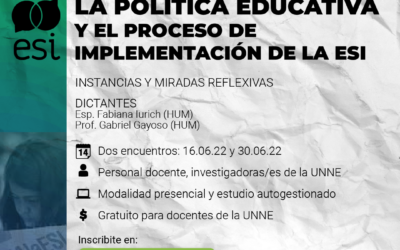 NUEVO SEMINARIO DE ACTUALIZACIÓN GRATUITO PARA DOCENTES
