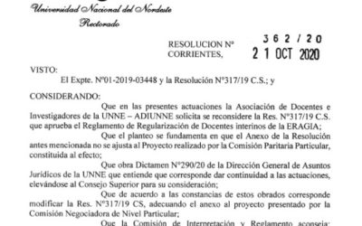 ADIUNNE CELEBRA JUNTO A LA COMUNIDAD DOCENTE DE LA ERAGIA LA TITULARIZACION DE LA PLANTA QUE REVESTÍA COMO INTERINA DESDE HACE MAS DE 20 AÑOS