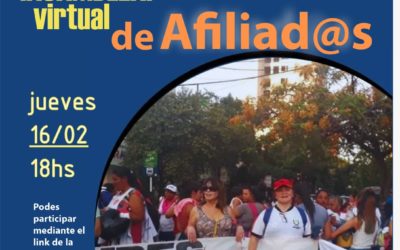 Asamblea Virtual para Afiliadxs