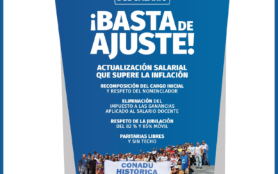 CONTINÚA EL PLAN DE LUCHA DE CONADU HISTÓRICA