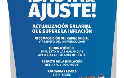 CONTINÚA EL PLAN DE LUCHA DE CONADU HISTÓRICA