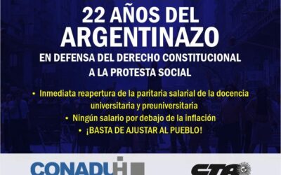 A 22 AÑOS DEL ARGENTINAZO
