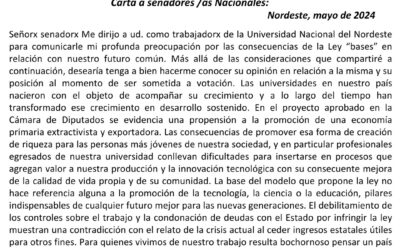 QUE LA LEY BASES NO PASE EN EL SENADO!!!!!!Sumate a la campaña de e-mails a Senadores de Chaco y Corrientes