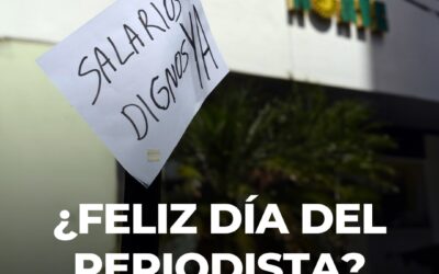 ¿FELIZ DÍA DEL PERIODISTA?
