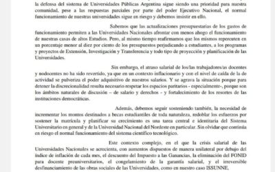 COMPARTIMOS PRESENTACIÓN CONJUNTA  (ADIUNNE, CODIUNNE Y ATUN) AL CONSEJO SUPERIOR DE LA UNNE