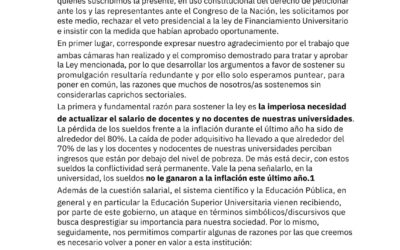 CARTA ABIERTA A SEÑORAS Y SEÑORES LEGISLADORES DE CHACO Y CORRIENTES