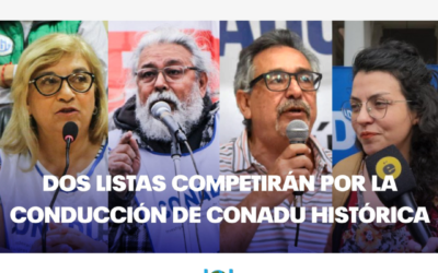::Dos listas competirán por la conducción de CONADU Histórica::