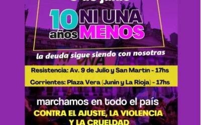 3 de junio: a diez años del primer NI UNA MENOS