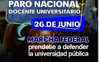 ::26 y 27/06: Paro Nacional Docente Universitario de 48 horas::*