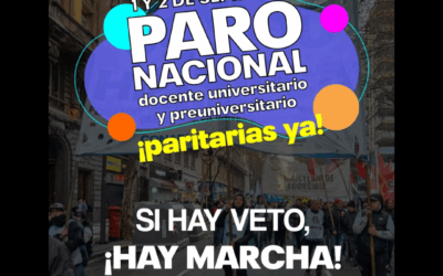 ::Sigue la lucha docente universitaria y preuniversitaria::