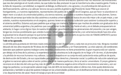 Compartimos la Declaración conjunta de la Marcha Federal 17/09