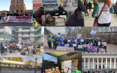 Contundente paro nacional docente universitario: continúa la pelea por la recomposición salarial y el presupuesto