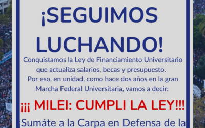 23-DE ABRIL Seguimos luchando.