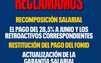 📢 PARO NACIONAL UNIVERSITARIO DEL 18 AL 22 DE AGOSTO