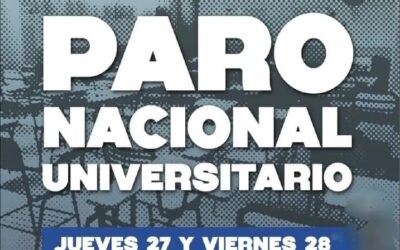 📢 *27 Y 28 DE AGOSTO | PARO UNIVERSITARIO DE 48 HORAS*