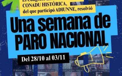 ‼️ CONADU HISTÓRICA CONVOCA AL PARO NACIONAL DE LAS UNIVERSIDADES NACIONALES
